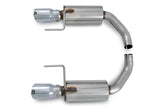 AWE Touring Edition Axle-back Exhaust for S550 Mustang EcoBoost - Chrome Silver Tips - out of package